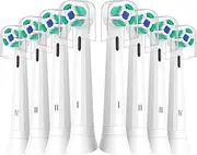 Replacement Heads Compatible with Oral B iO Electric Toothbrush, Toothbrush Heads Fit for Oral-B iO 2/3/4/5/6/7/8/9/10 Series with Covers, White 8pcs
