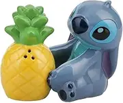 Stitch and Pineapple Salt & Pepper Shakers - Officially Licensed Disney Lilo & Stitch Ceramic Set for Kitchen & Home Decor, Housewarming Gift | Paladone