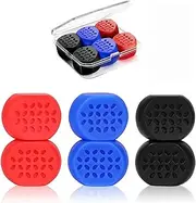 6pcs Jawline Exerciser for Men & Women - Powerful Jaw Trainer - Different Resistance Levels - Double Chin Reducer Eliminator - Silicone Jaw Toner Tablets - Face Neck Shaper & Strengthener Line Chewing Gum