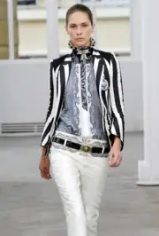 Balenciaga by Nicolas Ghesquière Iconic Tailored Baroque Striped Jacket 36 NWT