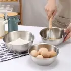 Anti-Scalding Fruit Salad Bowl Stainless Steel Dish Container Food Tableware