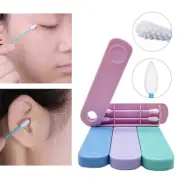 Reusable Cotton Swab Ear Cleaning Silicone Washable Makeup Swabs Sticks Soft AU