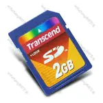 【記憶卡】原裝TRANSCEND/創見 SD卡 2G 小容量低速 SD 2GB 車載導航內存卡/美好五金