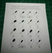 Realistic HTX-10 Electrolytic Capacitor rE-Cap Kit - 43 Capacitors -Premium Kit