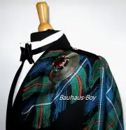 FLY PLAID TARTAN ROBERTSON ANCIENT HUNTING 16oz WORSTED WOOL KILT MADE SCOTLAND