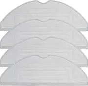 4Pcs Microfiber Mop Cloth Pad for Roborock S8+, S8,S7, S7+, S7 Pro,S7 Max Ultra, S7 MaxV, S7 MaxV Plus, S7 MaxV Ultra Robot Vacuum,Washable Mopping Cloth Accessories