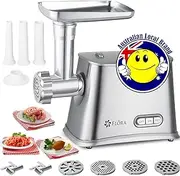 [Flora] 2800W Electric Meat Grinder Mincer-Meat Grinder and Kibbe Maker-Home Kitchen Use for Meat Processor and Sausage Filler Stuffer Kibbe Maker-Model: MGM-GS550
