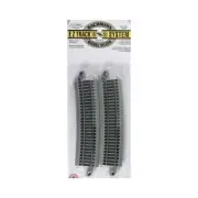 NEW Bachmann E-Z Track 33-1/4"" Radius 12 Degree Nikel/Silver HO FREE US SHIP