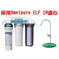 在飛比找蝦皮購物優惠-水專家=3道型淨水器.採用美國進口Omnipure ELF1