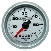 Autometer Ultra-Lite II Boost Gauge Mechanical - 0-60 PSI, 2 1/16 Inch, AU4905