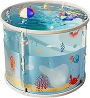 Bathtub, Foldable Ice Bath Tub, Freestanding Bathtub Spa Tub, 70x65cm Spacious and Comfortable Soaking, Versatile Outdoor and Indoor Use for Hot, Travel, Kids