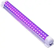 LED UV Strip Tube Light, Portable USB Ultraviolet Light Bar with 2 Mode Switch, 48LED Blacklight Flood Light, 10W Glow in The Dark Black Light Party Supplies for Room Decor