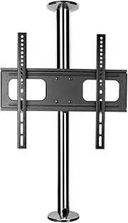 Adjustable TV Bracket Heavy Duty TV Bracket Floor Rack，360 Degree Rotating Frame Floor Stand，Partition Wall Rotating Rack Electric TV Lift(86-114cm)