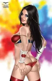 ROBYN HOOD SPAWN OF NYARLATHOTEP (NM) GARVY 2023 Swimsuit Color Burst LE 299