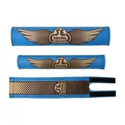 NEW SE Bikes Racing Wing Blue Brown BMX Piece Big Ripper Pad Set PK RIPPER