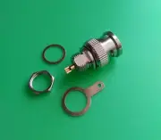 (1 PACK) BNC Male Bulkhead Solder Panel Mount Connector - USA Seller