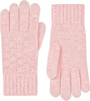 [Generic] Touch Screen Winter Gloves | Warm Thermal Cycling Gloves,Checkered Design Warm Cold Weather Gloves for Skiing, Snowboarding, Hiking
