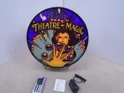 Theatre of Magic Pinball 15-inch Round LED Wall Display light box