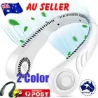 Portable USB Leafless Neck Fan Cooler Rechargeable Dual Effect Cooling NeckbanIW
