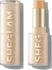 SHEGLAM Skin Magnet High Coverage Foundation Stick Longwear Medium Face Makeup for All Skin Types-Nude