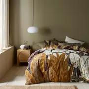Bronte Washed Cotton Printed Quilt Cover Set