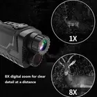 4K Hd Infrared Monocular Telescope 36Mp Portable Digital Night Vision Mono HOM