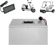 HJGHY 72 Volt Motorcycle Battery 72V 35Ah 40Ah 42Ah 52Ah 60Ah Lithium Battery 72V E-Bike Battery for 0-5000W Moped Tricycle Golf Cart Motor Conversion Kit