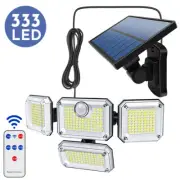 Split 333 LED Solar Wall Lamp Motion Sensing Security Light Solar Outdoor Lights