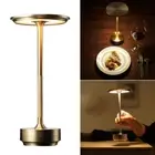 Cordless LED Desk Light Dimmable Bedside Bar Lamp USB Rechargeable Touch Control