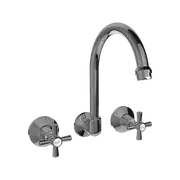 EZYFIX Classic Retrofit Wall Sink / Laundry Set WELS 4 Star 7.5L/min Chrome