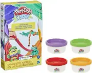Hasbro - Play-Doh - Elastix Modelling Clay (4 Pack) Clay Various Colors