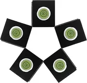 SEWACC 5pcs Hot Shoe Cover with Spirit Level for Digital Cameras Precise Camera Alignment Protection for Flashlight Hot Shoe Mounts Installation
