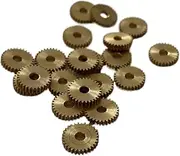 Pinion Motor Gear Module Pinion,2pcs Gears 0.2M 30T Copper Gear 1.2mm Thickness 6.4mm OD 1.78MM 2.02MM Hole Diameter GS(2.02mm)
