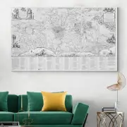 1704 Map of Roman Campagna Italy – Ancient Roads, Ruins & Countryside Print