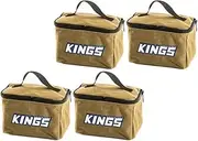 4X Adventure Kings Toiletry Canvas Bag Storage 400GSM Heavy-Duty Zip & Handle