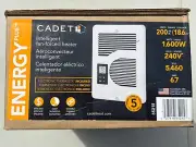 CADET 65215 ENERGY PLUS WALL HEATER 240V 1600W BUILT-IN DIGITAL THERMOSTAT