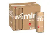 Coca - Cola Vanilla Soft Drink Mini Cans 250ml X 6 Pack