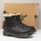 Dr. Martens 2976 Leonore Faux Fur Lined Chelsea Boots, Size 5 US