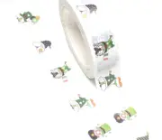 St Patrick's Day Lucky Gnome Washi Tape Planner Supply Journal Crafts