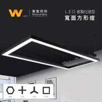 在飛比找蝦皮商城優惠-台灣製造 LED 無光點 客製化造型 寬面方形燈 含稅附發票