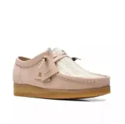 Clarks Originals Ladies WALLABEE Natural Raffia & Suede Shoes UK 5 D EU 38
