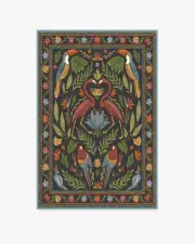 120' x 185' | Machine Washable Runner Rug | Kid & Pet Friendly | Indoor Rug | Birds Of A Feather Rug by Iris Apfel | Ruggable