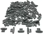 Lego 100 New Dark Bluish Gray Engines Smooth Small 1 x 2 Side Plate Pieces