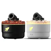 Volcanic Crack Light Artillery Air Humidifier Aromatherapy Diffuser 200ML Capacity Auto Shut-off Timer Silent Operation