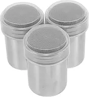 Stainless Steel Sugar Container Sifter for Powdered Sugar Powder Shaker Cans Metal Shaker Bottle Small Flour Sifter Fine Mesh