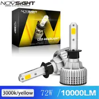 在飛比找蝦皮商城優惠-Novsight N12y 3000k 黃色 LED 霧燈 