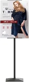 Advertising Support Board Sign Stand Poster Holder,Replaceable Advertisement Rack Sign Stand for Activities Display Stand,Adjustable Floor Sign Stand with Square Base