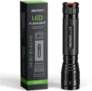 RECHOO High-Powered LED Flashlight S2000, Upgraded Powerful 2000 High Lumens Fla