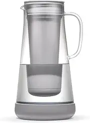 LifeStraw Home Pitcher Glass and Silicone Base 7 Cup Pebble