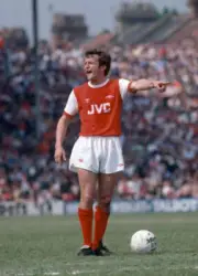 John Hollins of Arsenal in action at Highbury in London, England, - Old Photo